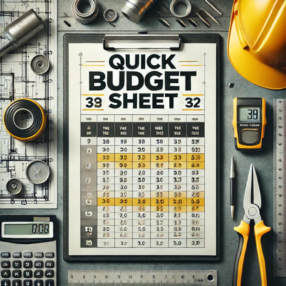 Quick Budget Worksheet