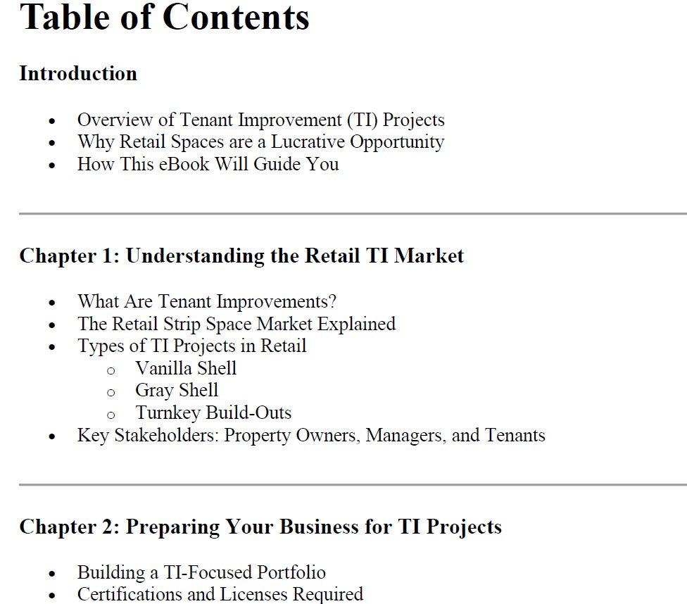 How to Get into Retail Spaces for Tenant Upfit Construction (TI Projects)